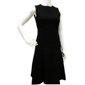Akris Punto Black A Line Sleeveless Dress